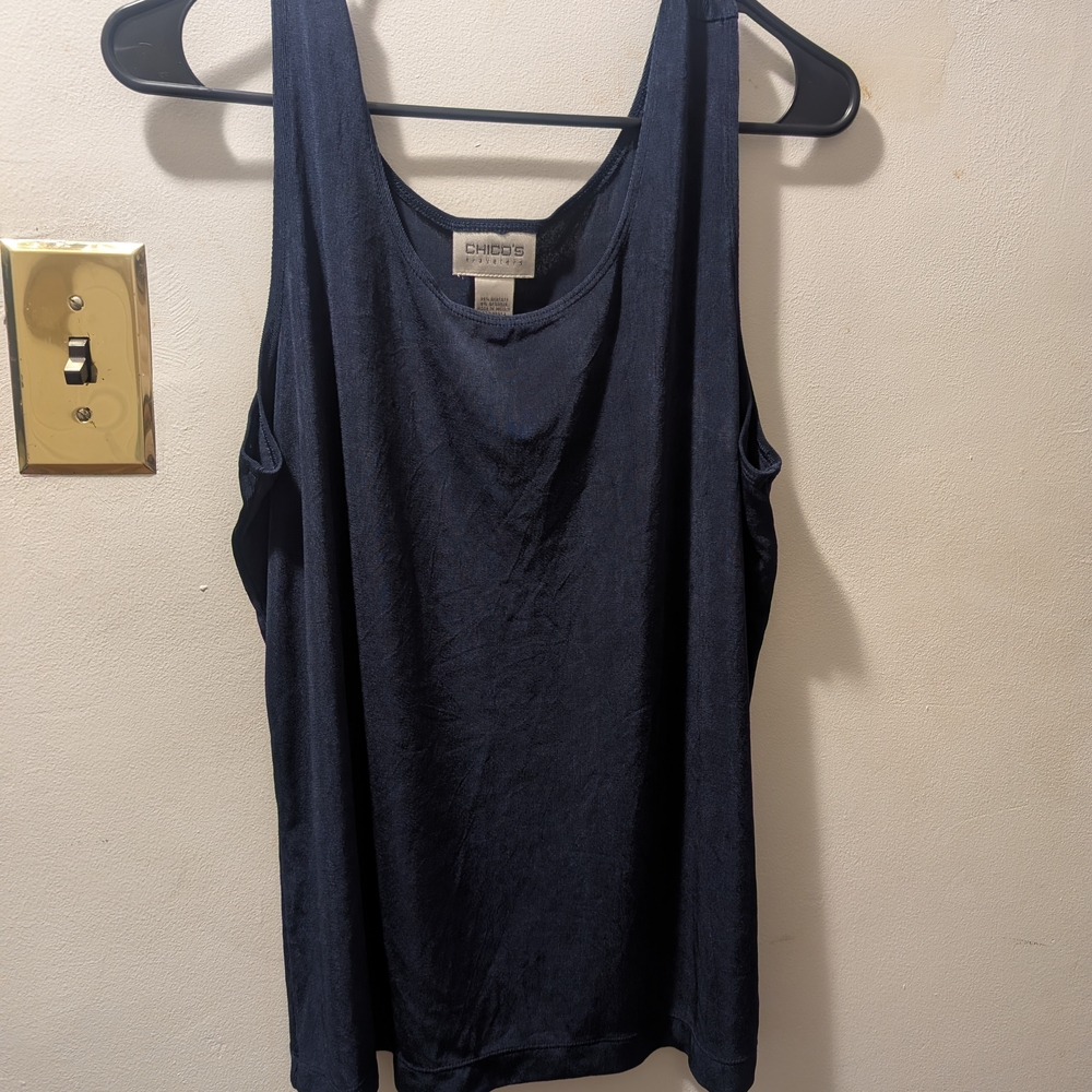 Chico's Navy Blue Women's Tank Top